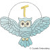 CE0076 Turquoise Owl Alphabet