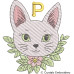 CE0077 Garden Cat Alphabet