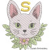 CE0077 Garden Cat Alphabet