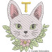 CE0077 Garden Cat Alphabet