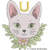 CE0077 Garden Cat Alphabet