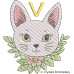 CE0077 Garden Cat Alphabet