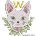 CE0077 Garden Cat Alphabet