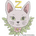 CE0077 Garden Cat Alphabet