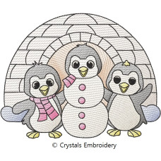 CE0084 Winter penguins