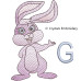 CE0085 Bunny Alphabet
