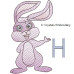 CE0085 Bunny Alphabet