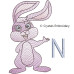 CE0085 Bunny Alphabet