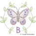CE0092 Butterfly Circle Alphabet
