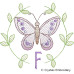 CE0092 Butterfly Circle Alphabet