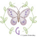 CE0092 Butterfly Circle Alphabet