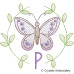 CE0092 Butterfly Circle Alphabet