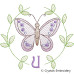 CE0092 Butterfly Circle Alphabet