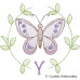 CE0092 Butterfly Circle Alphabet