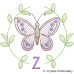 CE0092 Butterfly Circle Alphabet