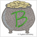 CE0004 Pot of Gold Alphabet