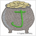 CE0004 Pot of Gold Alphabet