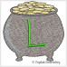 CE0004 Pot of Gold Alphabet