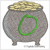 CE0004 Pot of Gold Alphabet