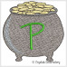 CE0004 Pot of Gold Alphabet