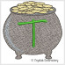 CE0004 Pot of Gold Alphabet
