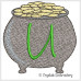 CE0004 Pot of Gold Alphabet
