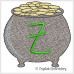 CE0004 Pot of Gold Alphabet