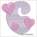 CE0012 Retro Heart Alphabet