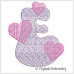 CE0012 Retro Heart Alphabet