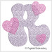 CE0012 Retro Heart Alphabet