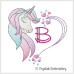 CE0021 Unicorn Heart Alphabet