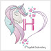 CE0021 Unicorn Heart Alphabet