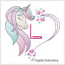CE0021 Unicorn Heart Alphabet