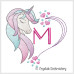 CE0021 Unicorn Heart Alphabet