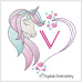 CE0021 Unicorn Heart Alphabet
