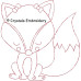 CE0108 So Foxy Redwork 
