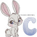 CE0114 Miss Bunny Alphabet