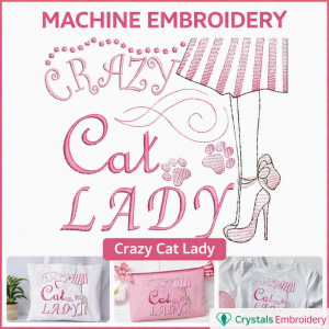 CE0118 Crazy Cat Lady