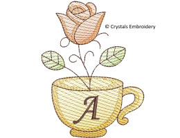 Rose Tea Alphabet
