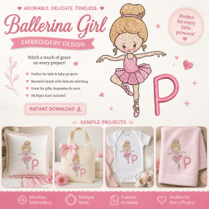 CE0155 Ballerina Alphabet