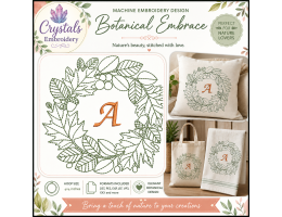 Botanical Embrace Alphabet