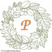 CE0177 Botantical Embrace Alphabet