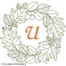 CE0177 Botantical Embrace Alphabet