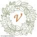 CE0177 Botantical Embrace Alphabet