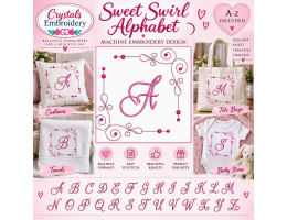 Sweet Swirl Alphabet
