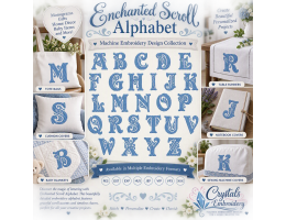 Enchantede Scroll Alphabet
