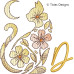TD0007 Moonflower Cat Alphabet