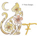 TD0007 Moonflower Cat Alphabet