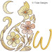 TD0007 Moonflower Cat Alphabet