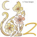 TD0007 Moonflower Cat Alphabet